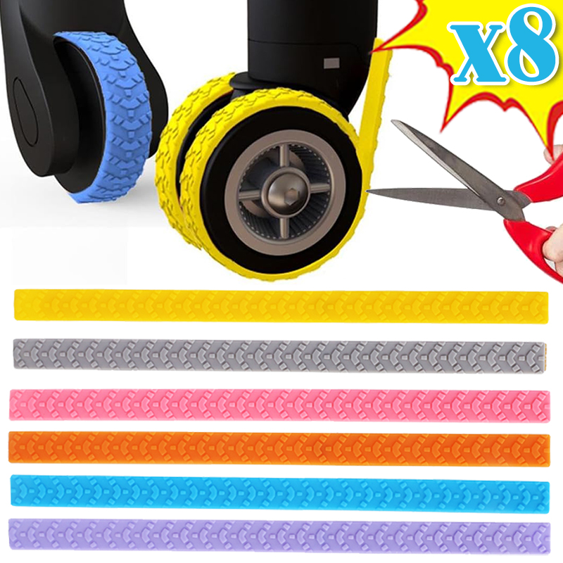 Luggage Wheel Replacement - New Cuttable Luggage Wheels DIY Covers