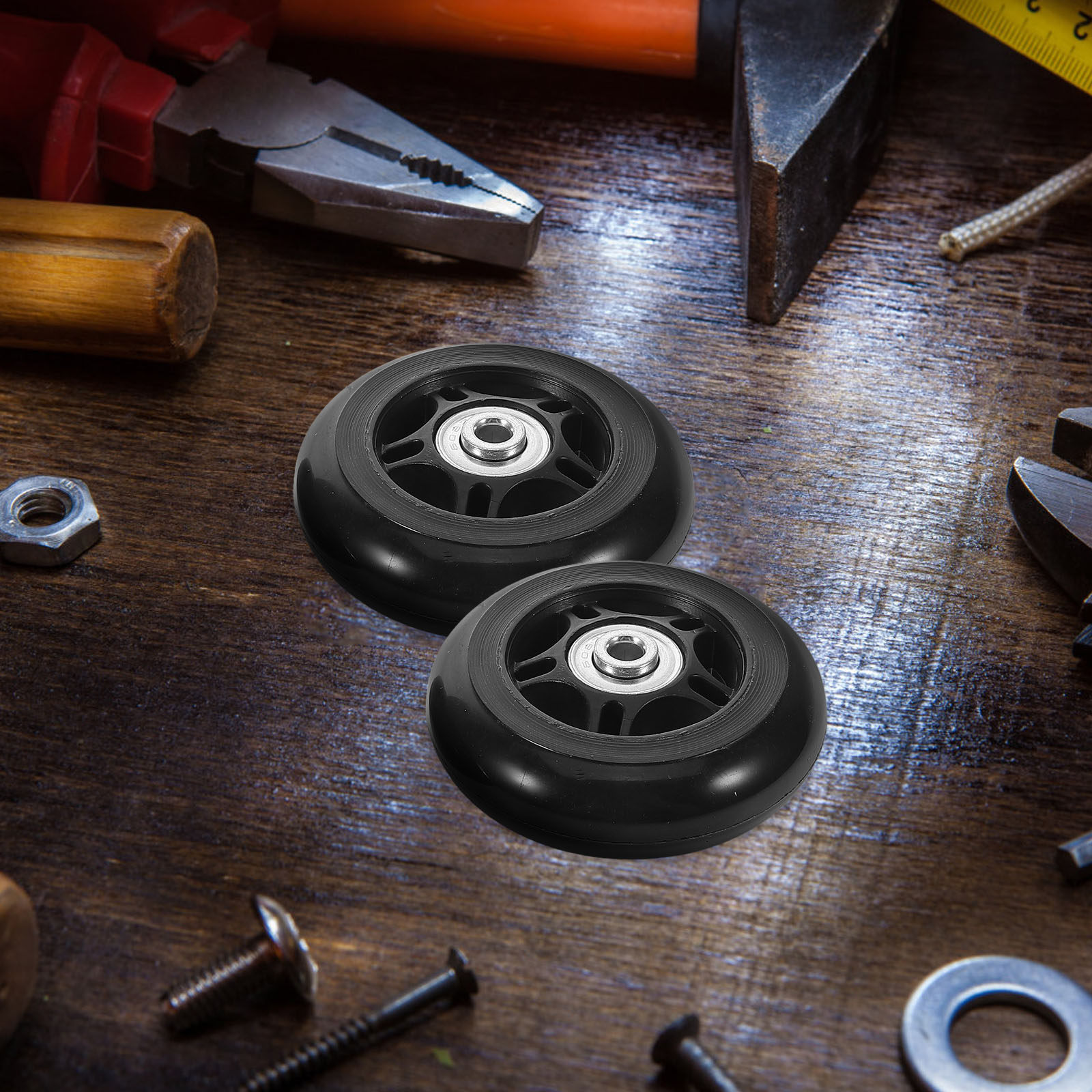 Luggage Wheel Replacement - 2Pcs Universal Replacement Wheels for Suitcases