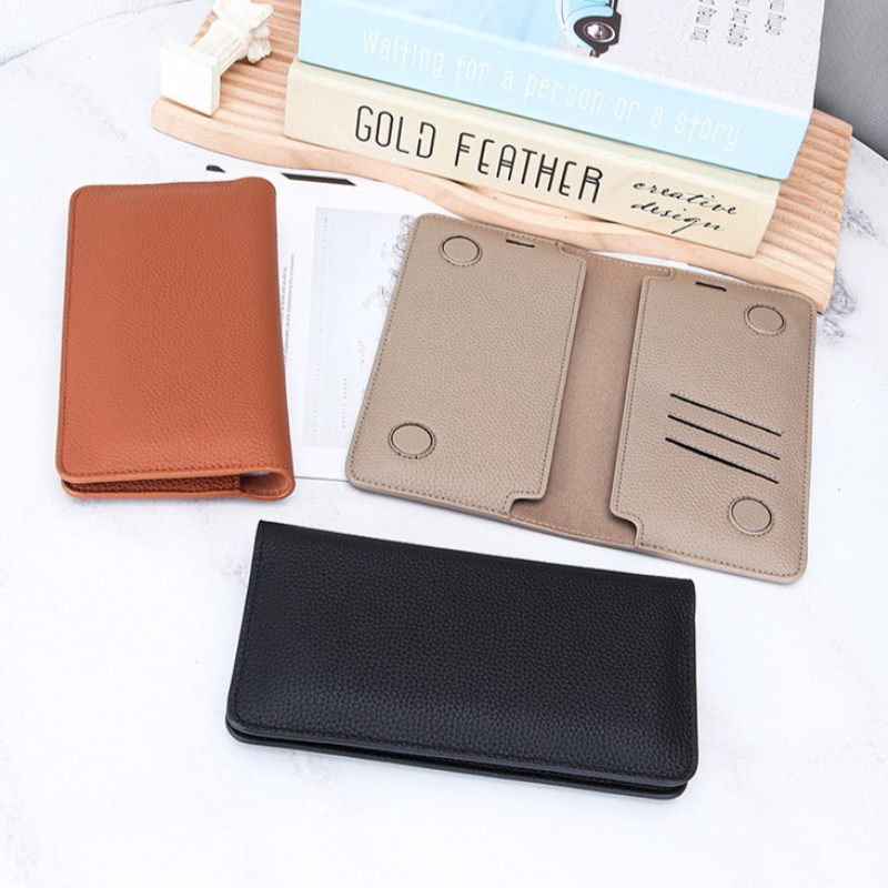 Travel Wallet Slim - Minimalist Leather Passport Covers - Magnetic