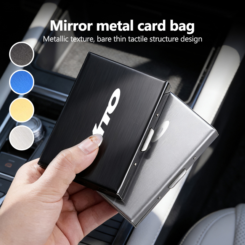 Travel Wallet Slim - For Benz Slim Stainless Steel Credit
