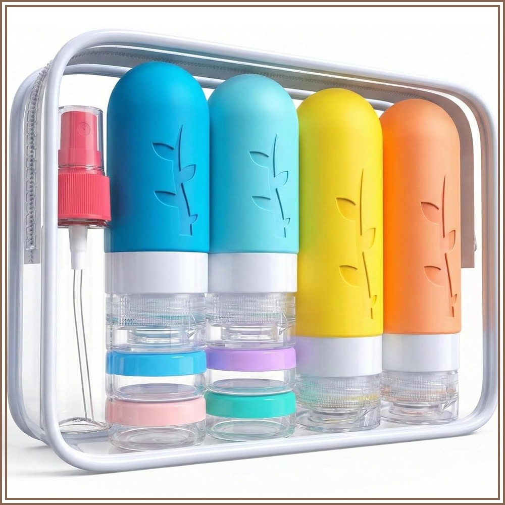 Toiletry Bag Tsa - TSA Approved Travel Bottles Kit, 16