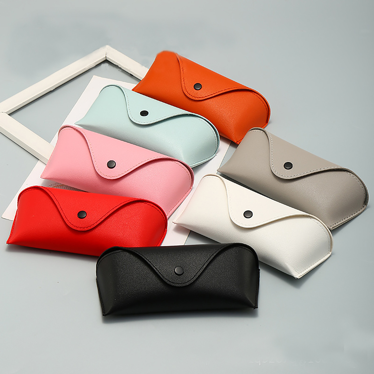 1pc Soft PU Leather Sunglasses - Travel Accessories Pouch For Men incelemesi ve fiyatı