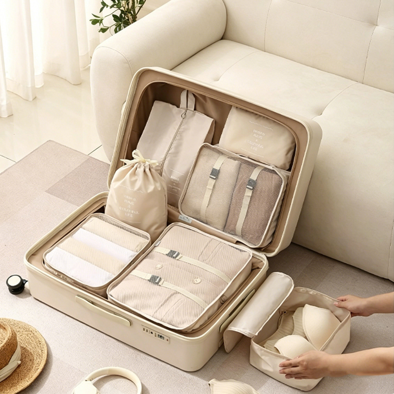 7-Piece Packing Cubes Set - Tr - Travel Accessories Kit Bag incelemesi ve fiyatı