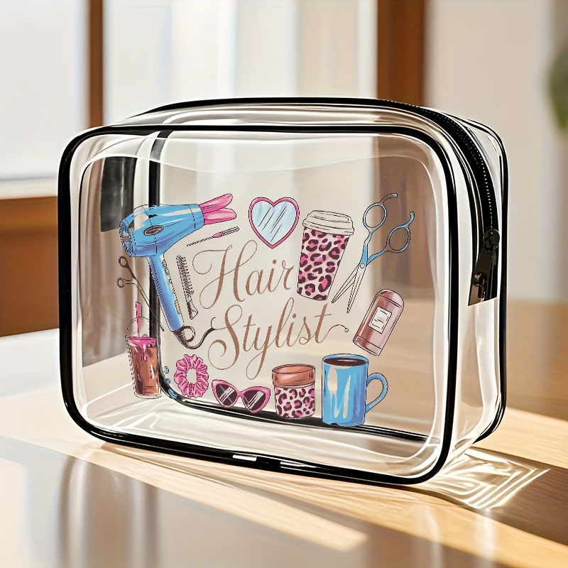 1pc Clear Makeup Bag Transpare - Toiletry Bag Tsa incelemesi ve fiyatı