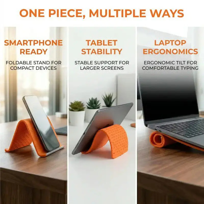 Silicone Foldable Phone Stand  - Travel Accessories Holder incelemesi ve fiyatı