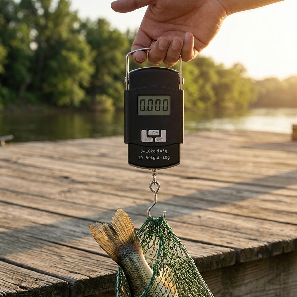 50kg/10g Portable LCD Electron - Luggage Scale Hanging incelemesi ve fiyatı