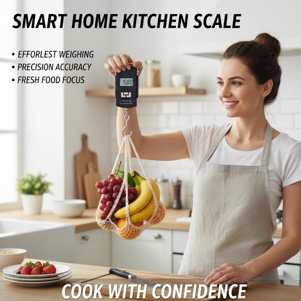 50kg/10g Portable LCD Electron - Luggage Scale Hanging incelemesi ve fiyatı