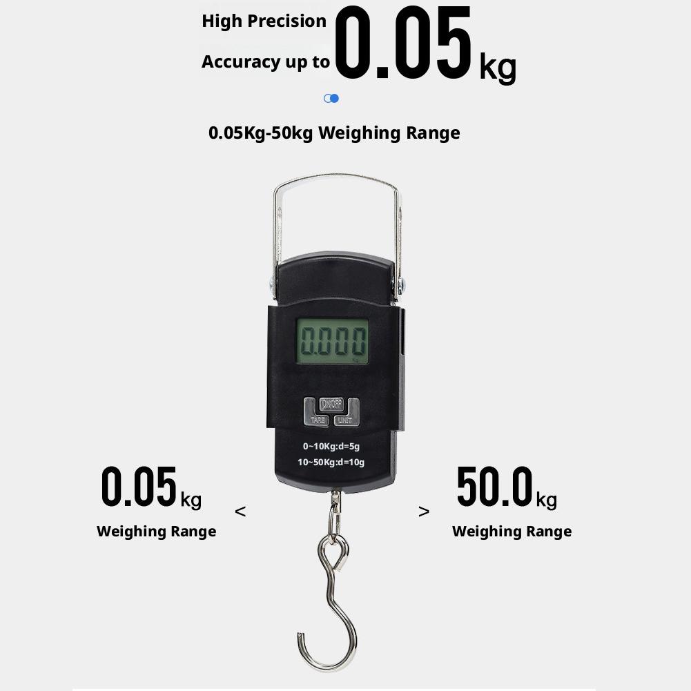50kg/10g Portable LCD Electron - Luggage Scale Hanging incelemesi ve fiyatı