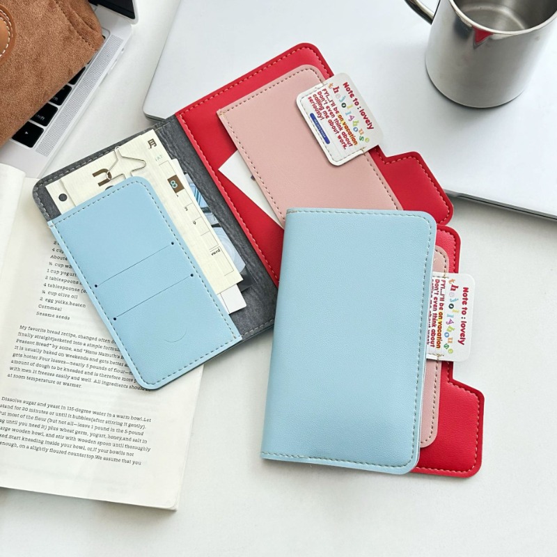 Ins Color Block Passport Holde - Travel Accessories Pouch For Men incelemesi ve fiyatı