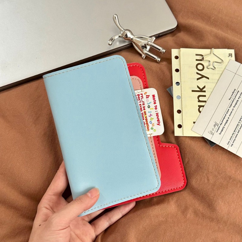 Ins Color Block Passport Holde - Travel Accessories Pouch For Men incelemesi ve fiyatı