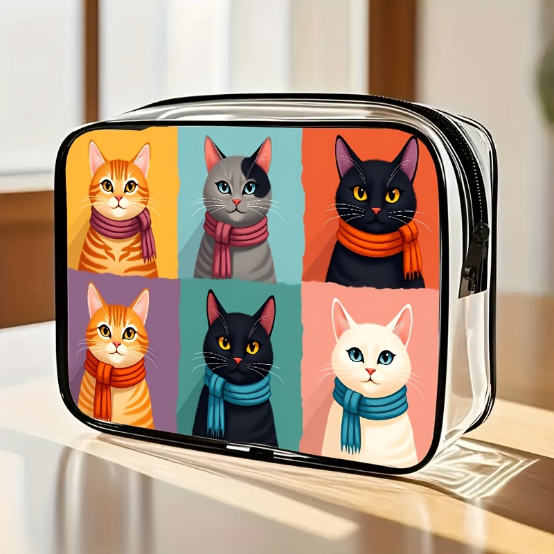 1pc Clear Makeup Bag Transpare - Toiletry Bag Tsa incelemesi ve fiyatı