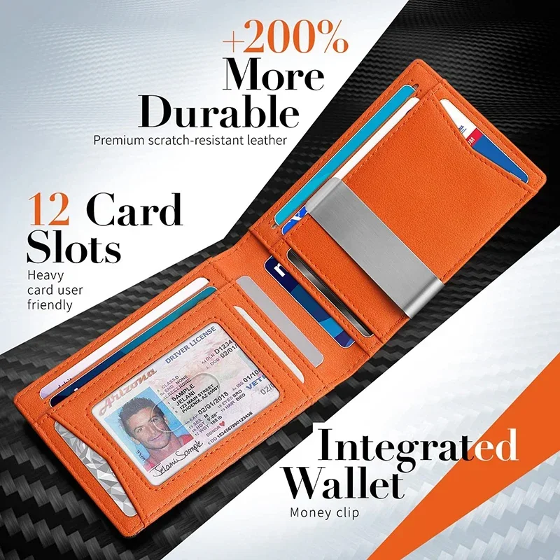 Carbon Fiber Mens Wallet Money - Travel Wallet Slim incelemesi ve fiyatı