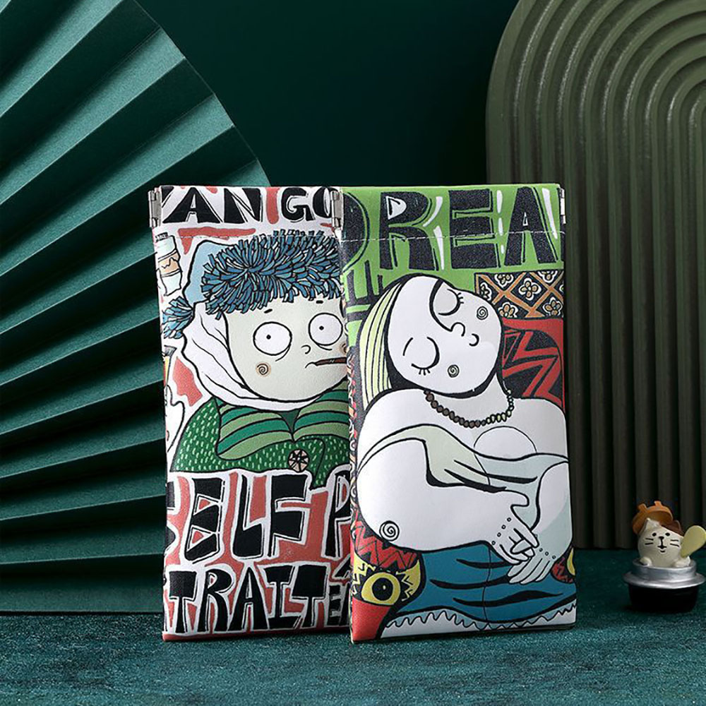 Cartoon Sunglasses Case PU Lea - Travel Accessories Pouch For Men incelemesi ve fiyatı