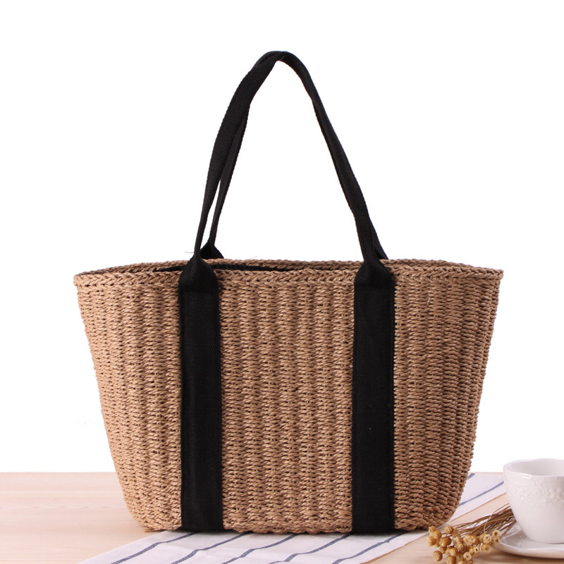 Trendy Straw Women Tote Bag Lu - Travel Accessories Luxury incelemesi ve fiyatı