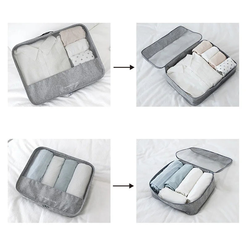 7 Piece Travel Packing Cubes S - Travel Accessories Pouch For Men incelemesi ve fiyatı