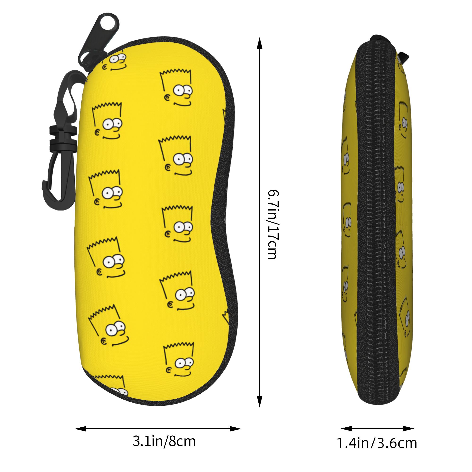 S-Simpsons Movies Glasses Case - Travel Accessories Pouch For Men incelemesi ve fiyatı