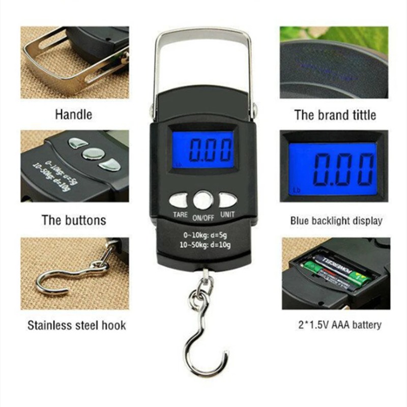 50kg Digital Luggage Weighing  - Luggage Scale Hanging incelemesi ve fiyatı