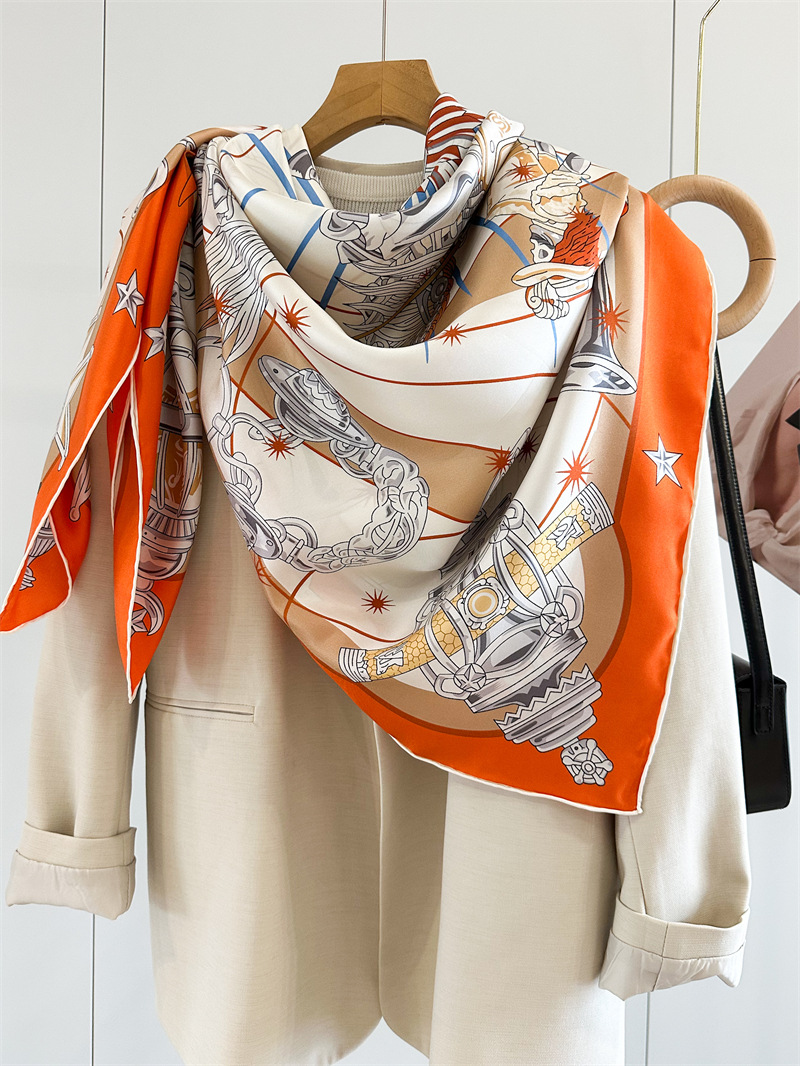 Luxury Brand Scarf Large Silk  - Travel Accessories Luxury incelemesi ve fiyatı