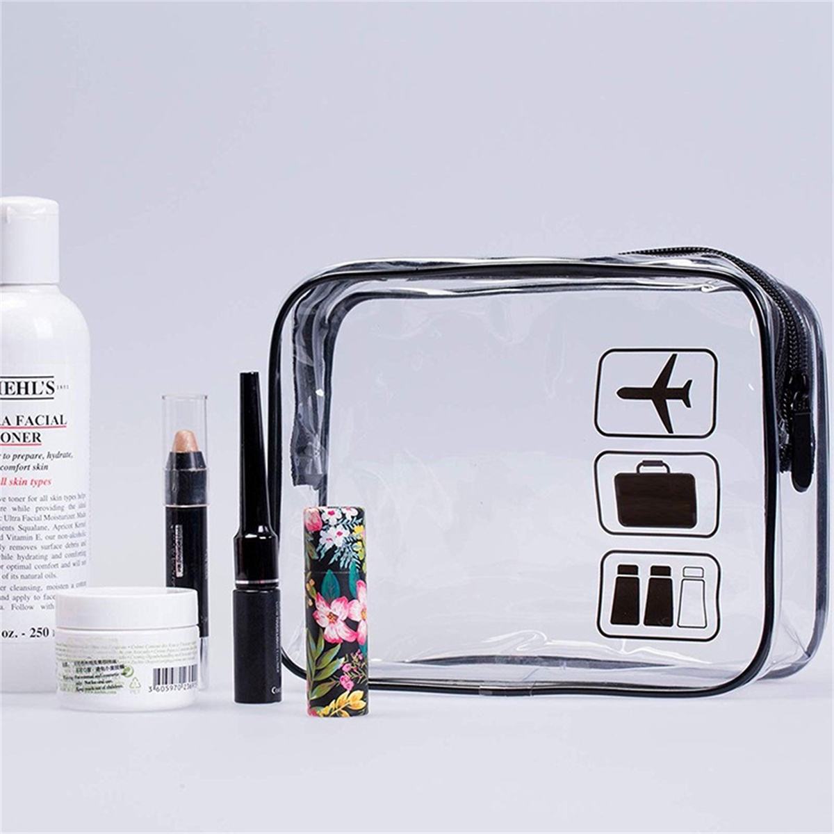 1pc Clear Toiletry TSA Approve - Toiletry Bag Tsa incelemesi ve fiyatı