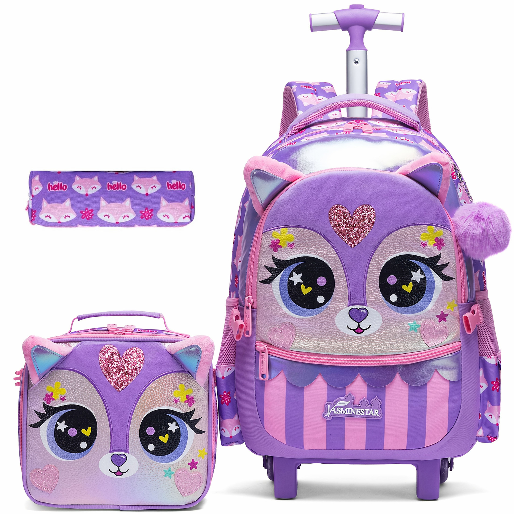 Kids Rolling Backpack for Girl - Luggage Wheel Replacement incelemesi ve fiyatı