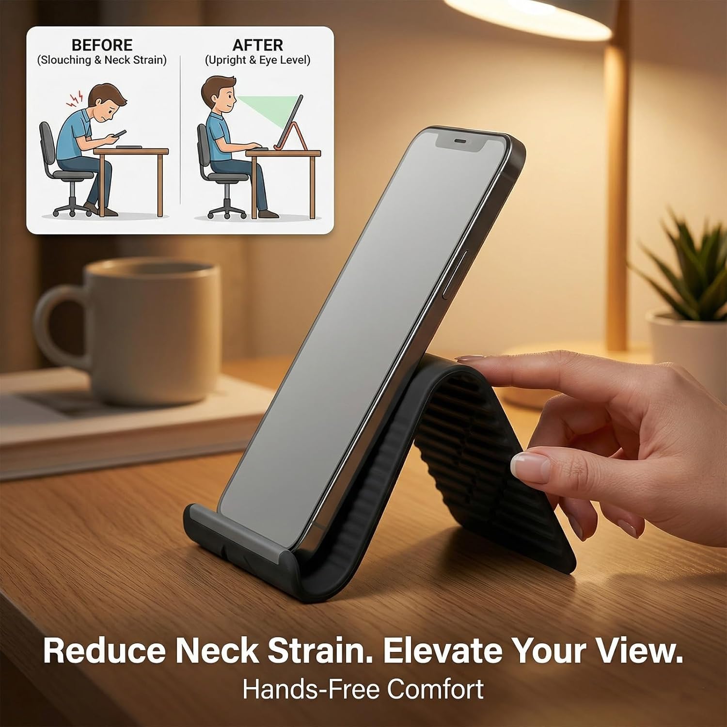 Lazy Portable Phone Stand Sili - Travel Accessories Holder incelemesi ve fiyatı