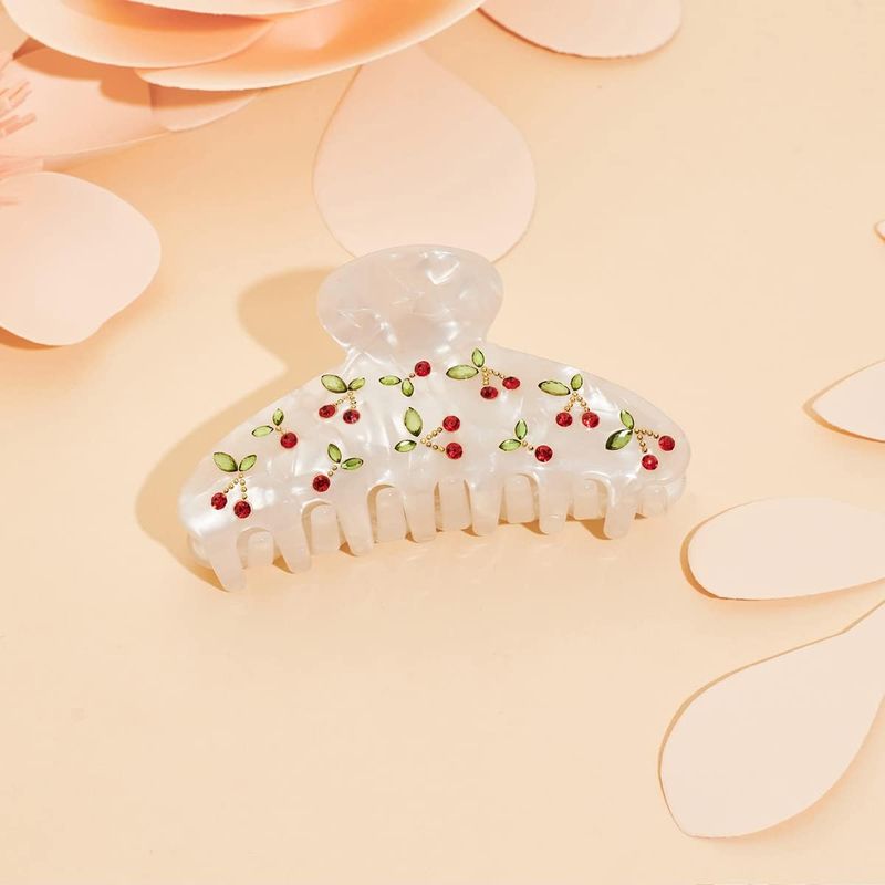 1pc Cherry hair clip, rhinesto - Travel Accessories Luxury incelemesi ve fiyatı