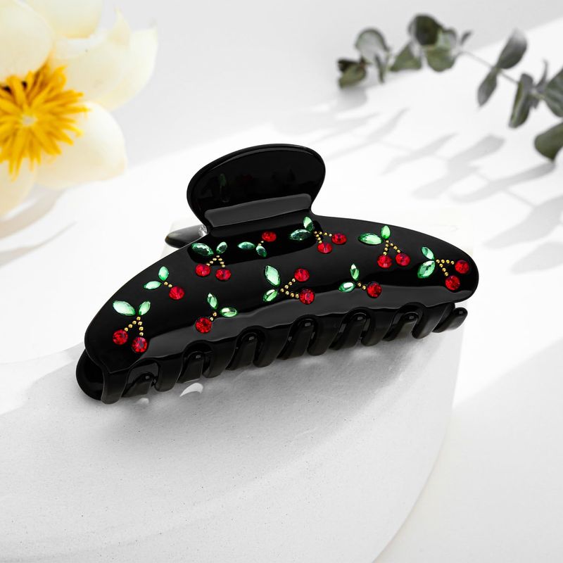 1pc Cherry hair clip, rhinesto - Travel Accessories Luxury incelemesi ve fiyatı