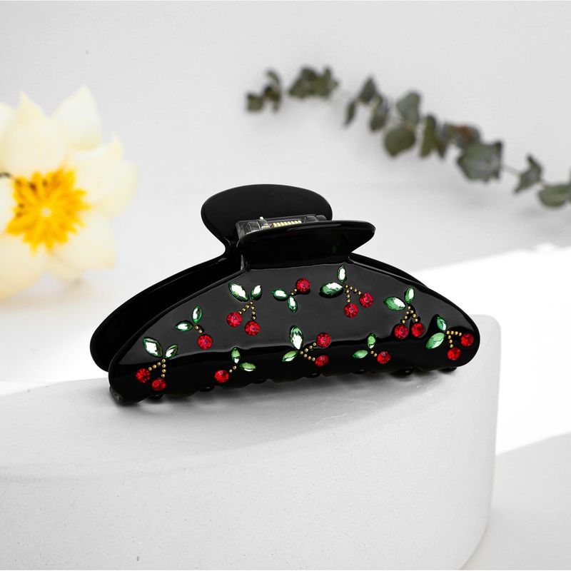 1pc Cherry hair clip, rhinesto - Travel Accessories Luxury incelemesi ve fiyatı