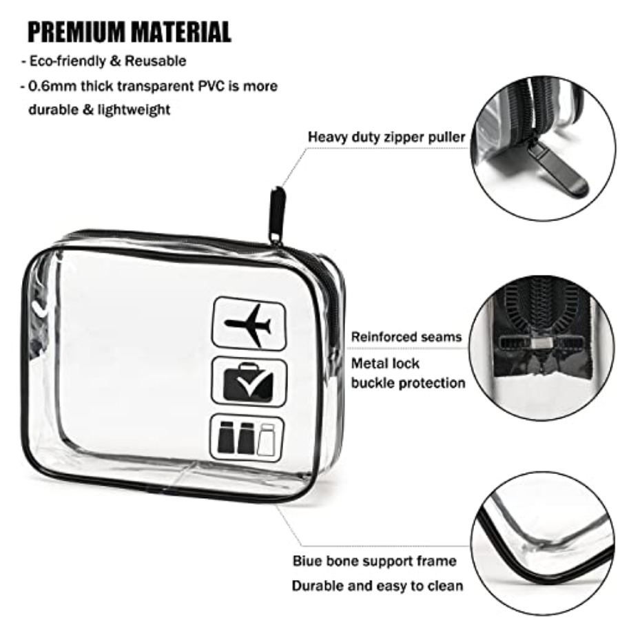 TSA Approved Toiletry Bag, 3 P - Toiletry Bag Tsa incelemesi ve fiyatı
