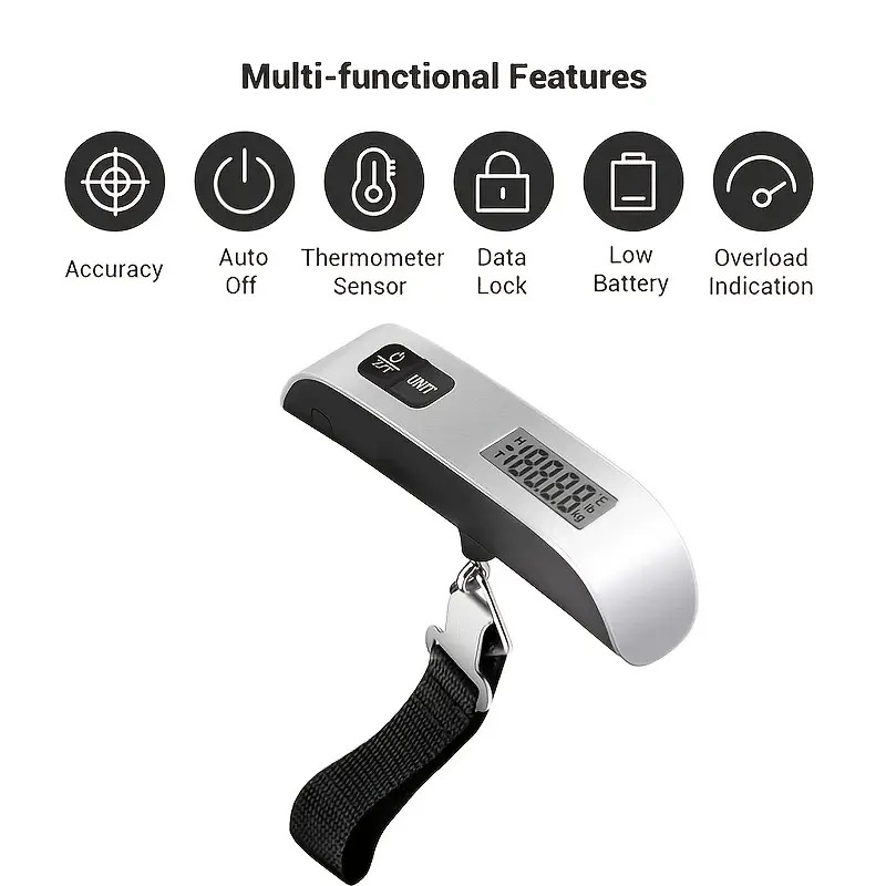 Portable Scale Digital LCD Dis - Luggage Scale Hanging incelemesi ve fiyatı