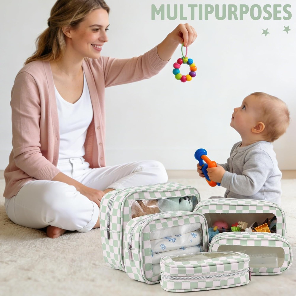 5PCS Diaper Bag Organizer Pouc - Toiletry Bag Tsa incelemesi ve fiyatı