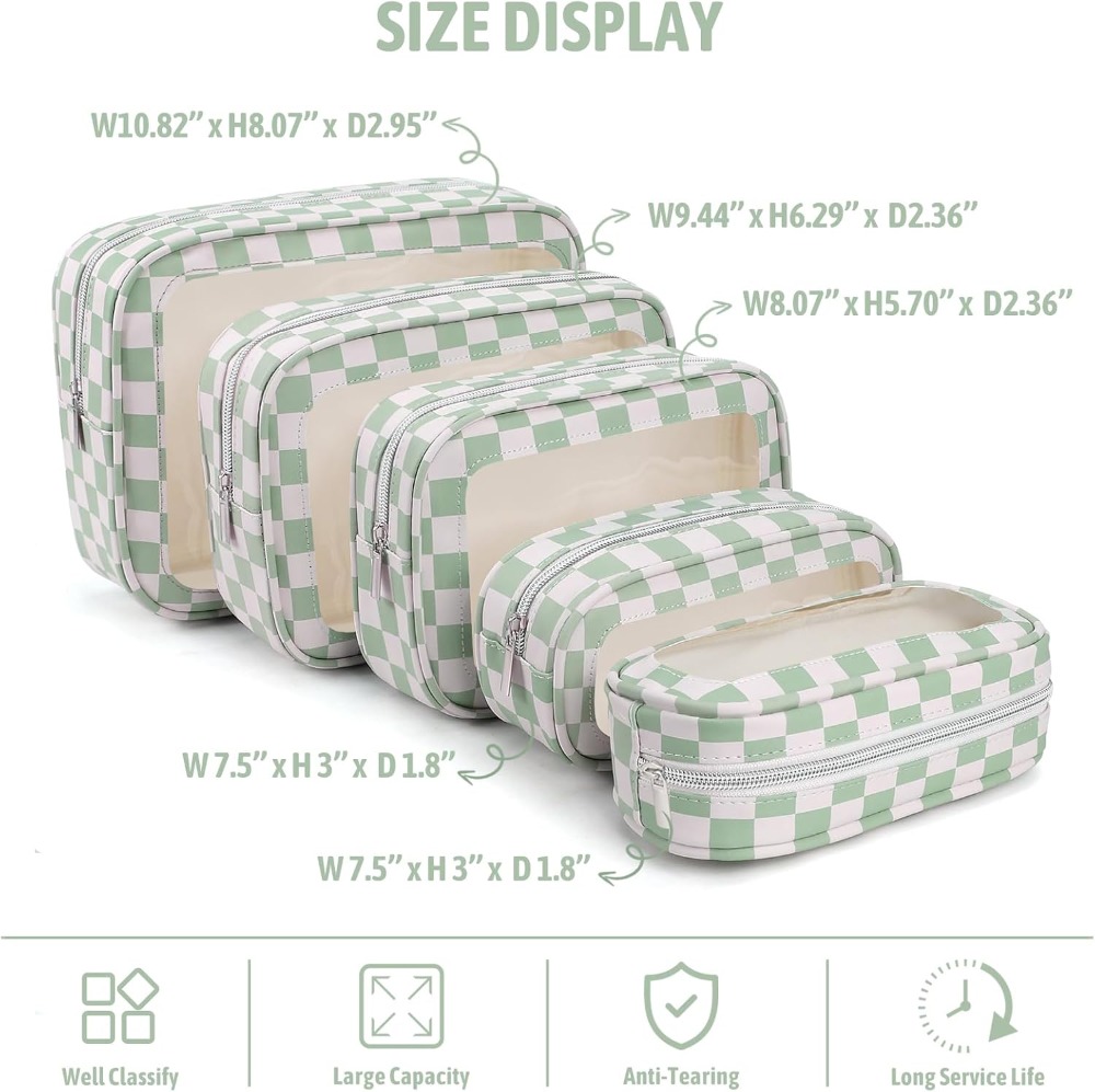 5PCS Diaper Bag Organizer Pouc - Toiletry Bag Tsa incelemesi ve fiyatı