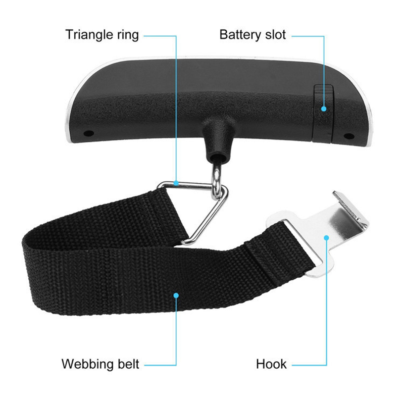 Portable Scale Digital LCD Dis - Luggage Scale Hanging incelemesi ve fiyatı