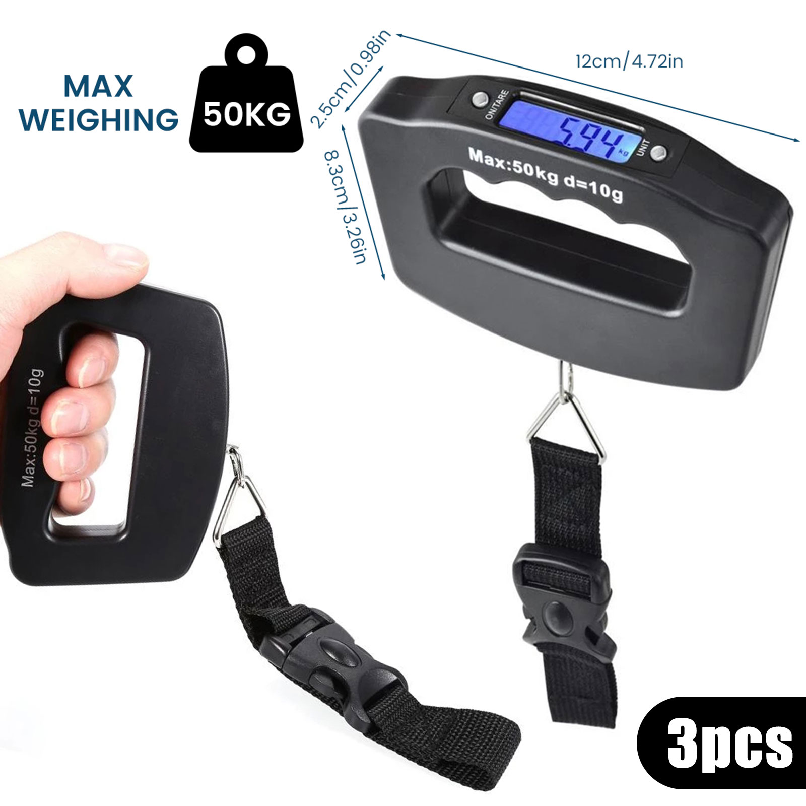 LCD Digital Luggage Scale Port - Luggage Scale Hanging incelemesi ve fiyatı
