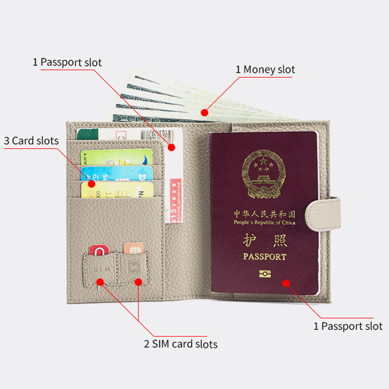 Genuine Cow Leather Passport H - Travel Wallet Slim incelemesi ve fiyatı