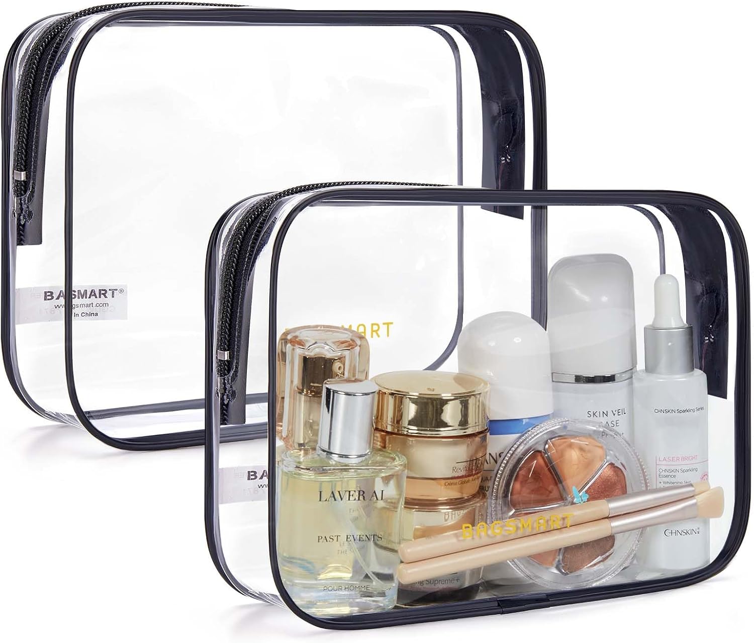 Clear Toiletry Bag, 2 Pack TSA - Toiletry Bag Tsa incelemesi ve fiyatı