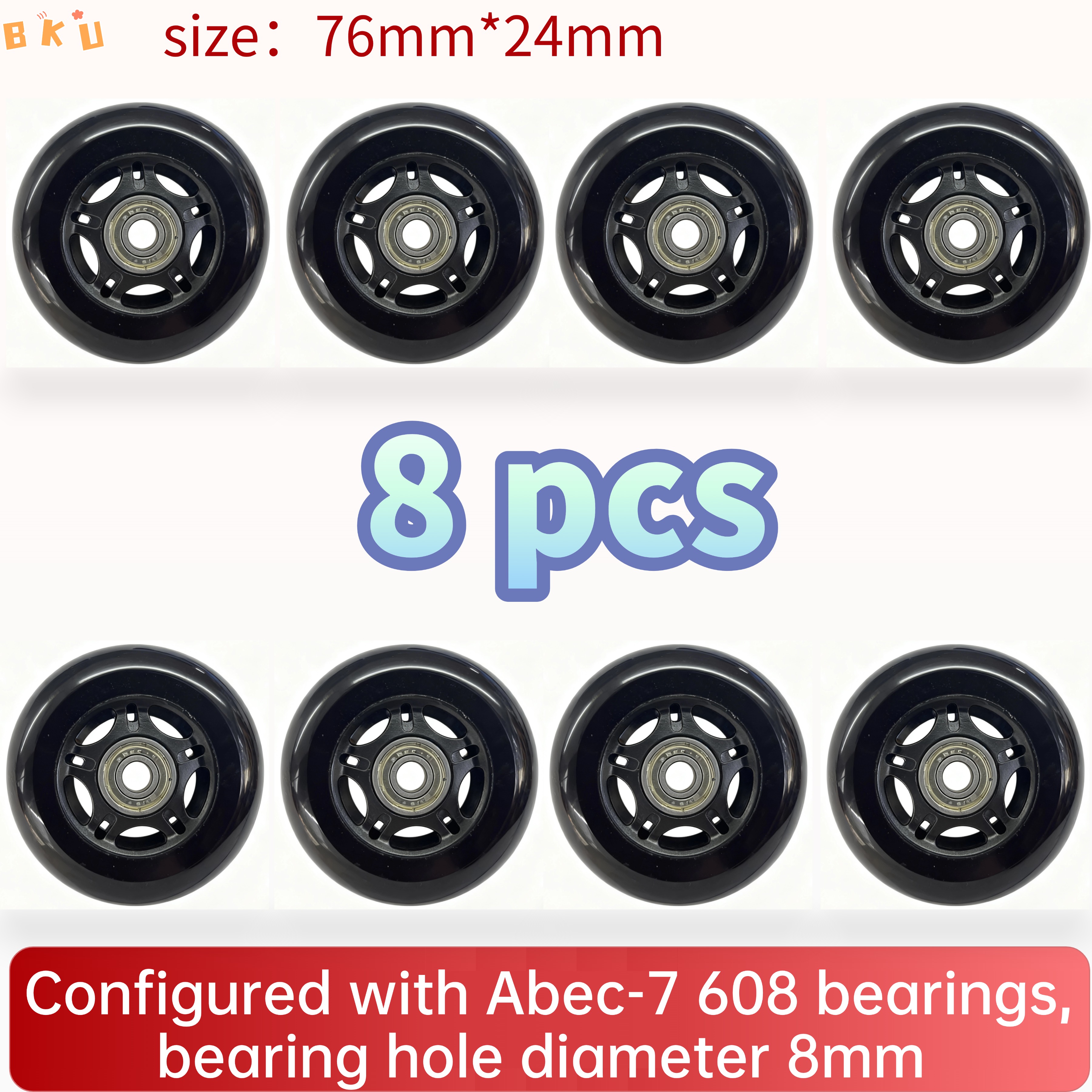 8-Piece PU Replacement Wheels  - Luggage Wheel Replacement incelemesi ve fiyatı