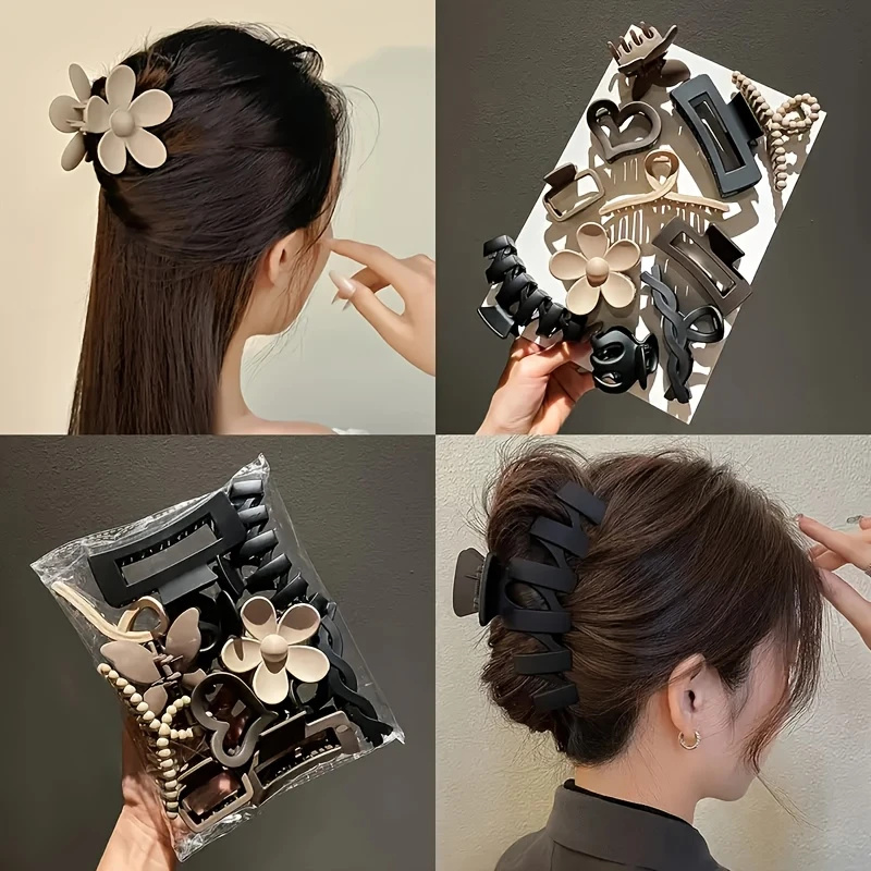 11Pcs Assorted Hair Claw Clips - Travel Accessories Shops incelemesi ve fiyatı