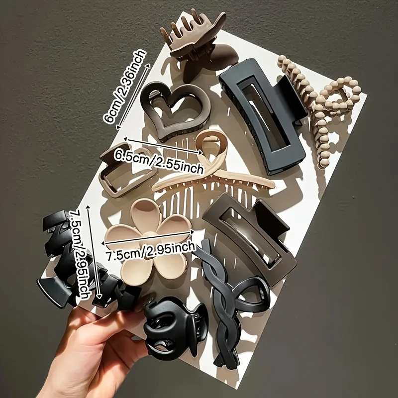 11Pcs Assorted Hair Claw Clips - Travel Accessories Shops incelemesi ve fiyatı