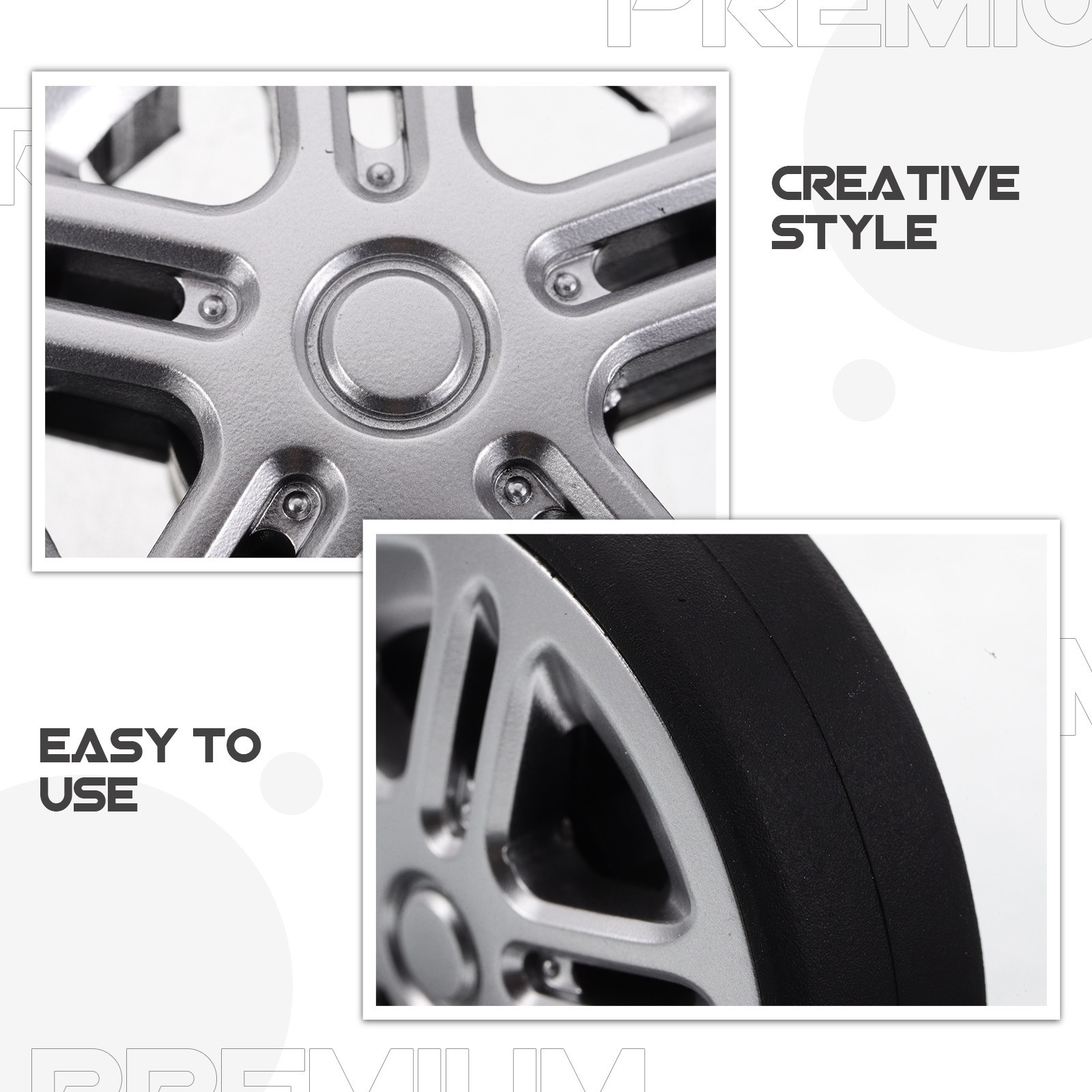 4Pcs Luggage Swivel Wheels Sta - Luggage Wheel Replacement incelemesi ve fiyatı