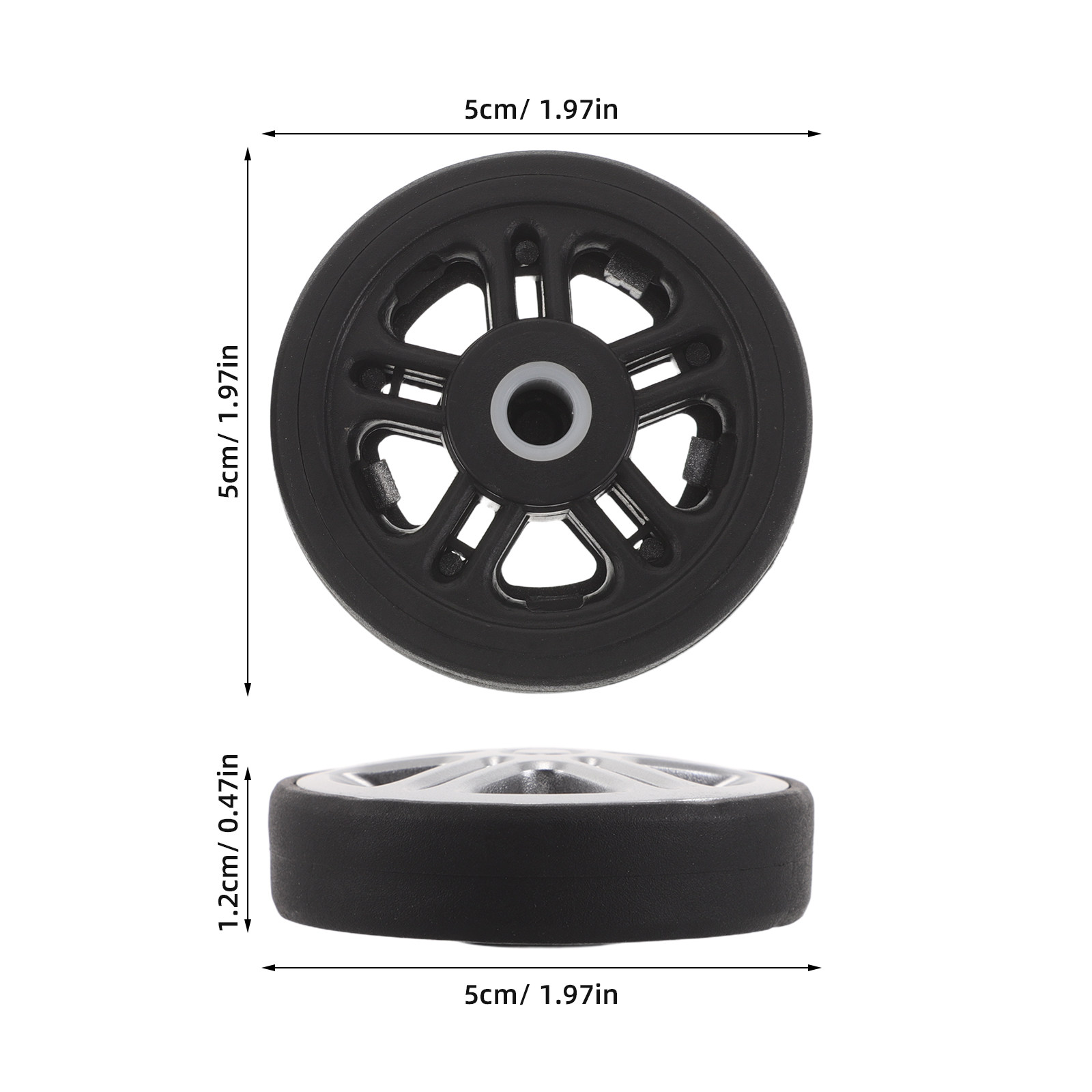 4Pcs Luggage Swivel Wheels Sta - Luggage Wheel Replacement incelemesi ve fiyatı