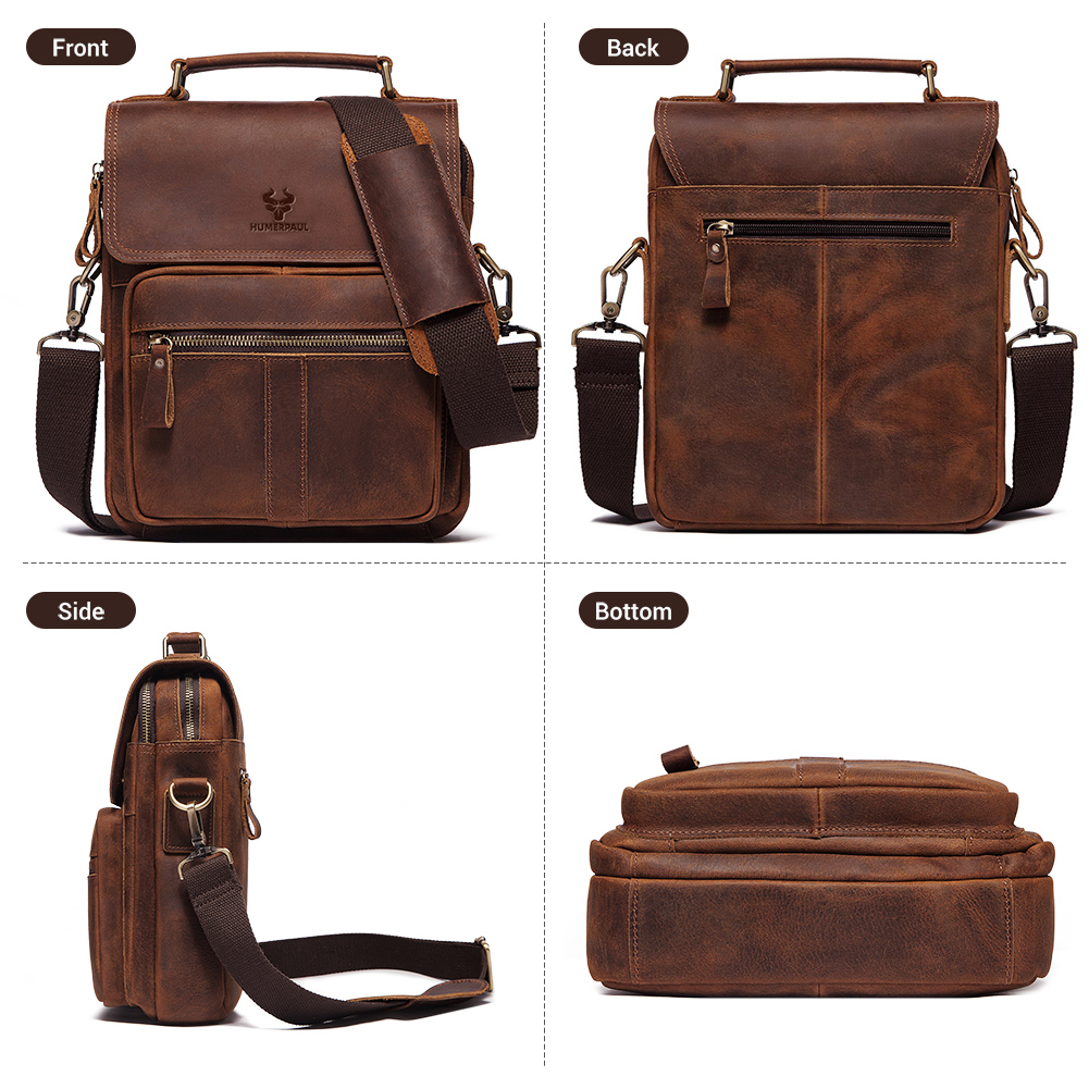 HUMERPAUL Genuine Leather Men' - Travel Accessories Luxury incelemesi ve fiyatı
