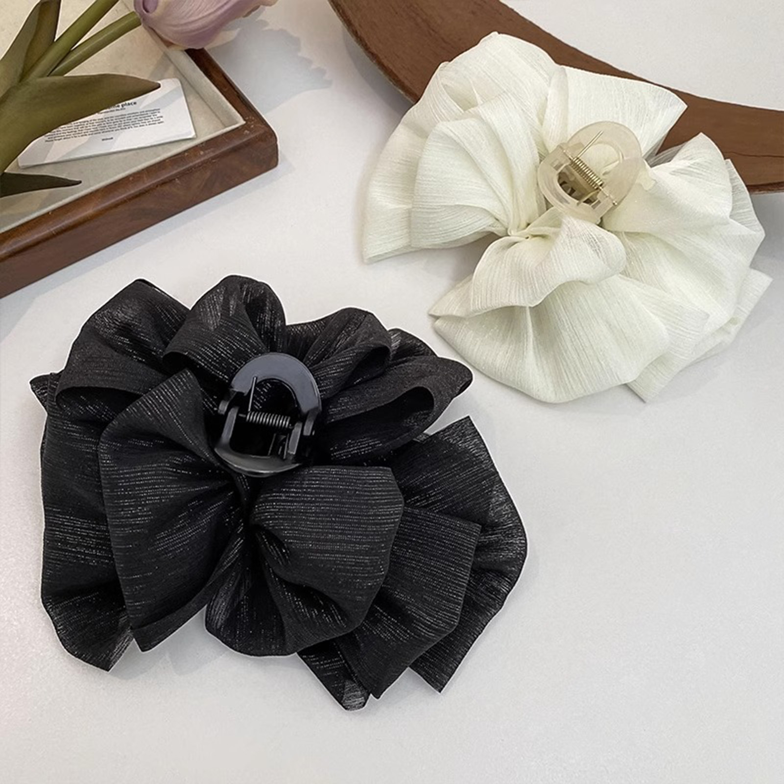 Elegant Bow Hair Claw For Wome - Travel Accessories Shops incelemesi ve fiyatı