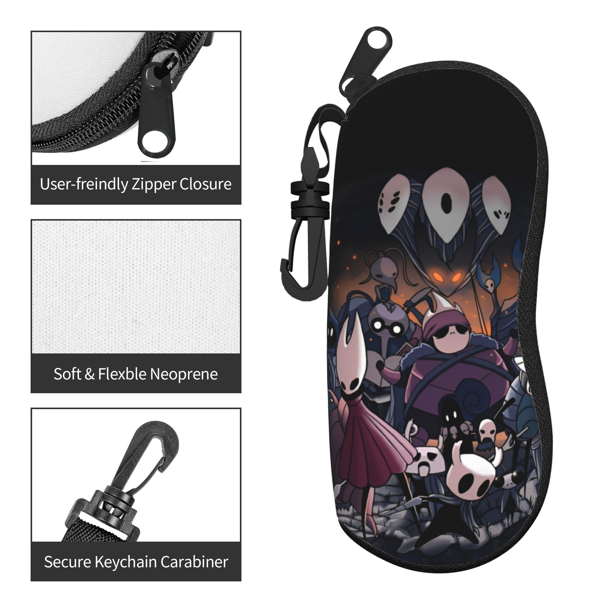 Hollow Knight Glasses Case Cov - Travel Accessories Pouch For Men incelemesi ve fiyatı