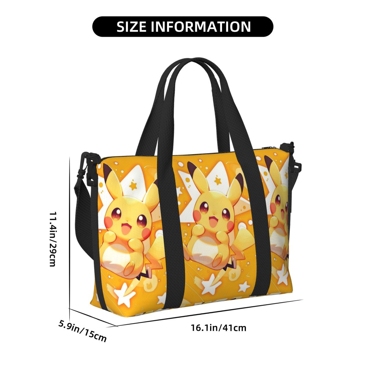 Custom P-Pikachus Cute Printed - Travel Accessories Shops incelemesi ve fiyatı