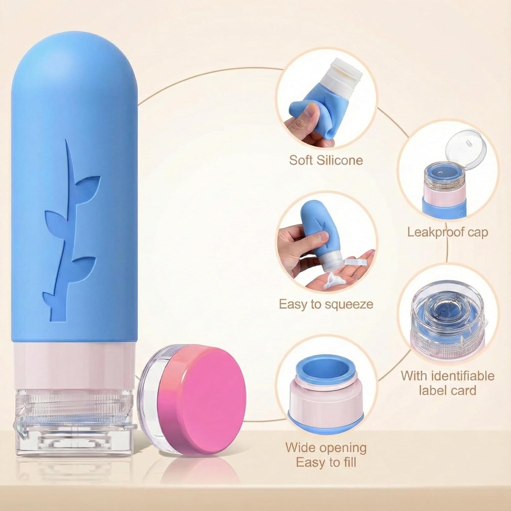 TSA Approved Travel Bottles Ki - Toiletry Bag Tsa incelemesi ve fiyatı