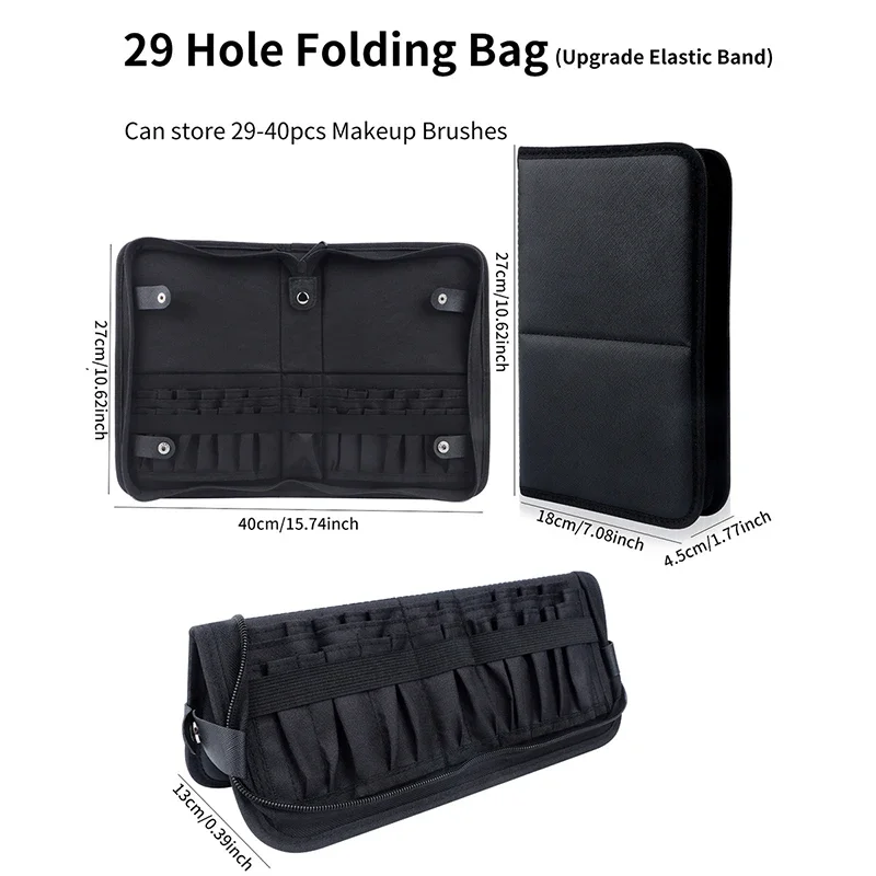 29/23 Holes Foldable Makeup Br - Travel Accessories Holder incelemesi ve fiyatı