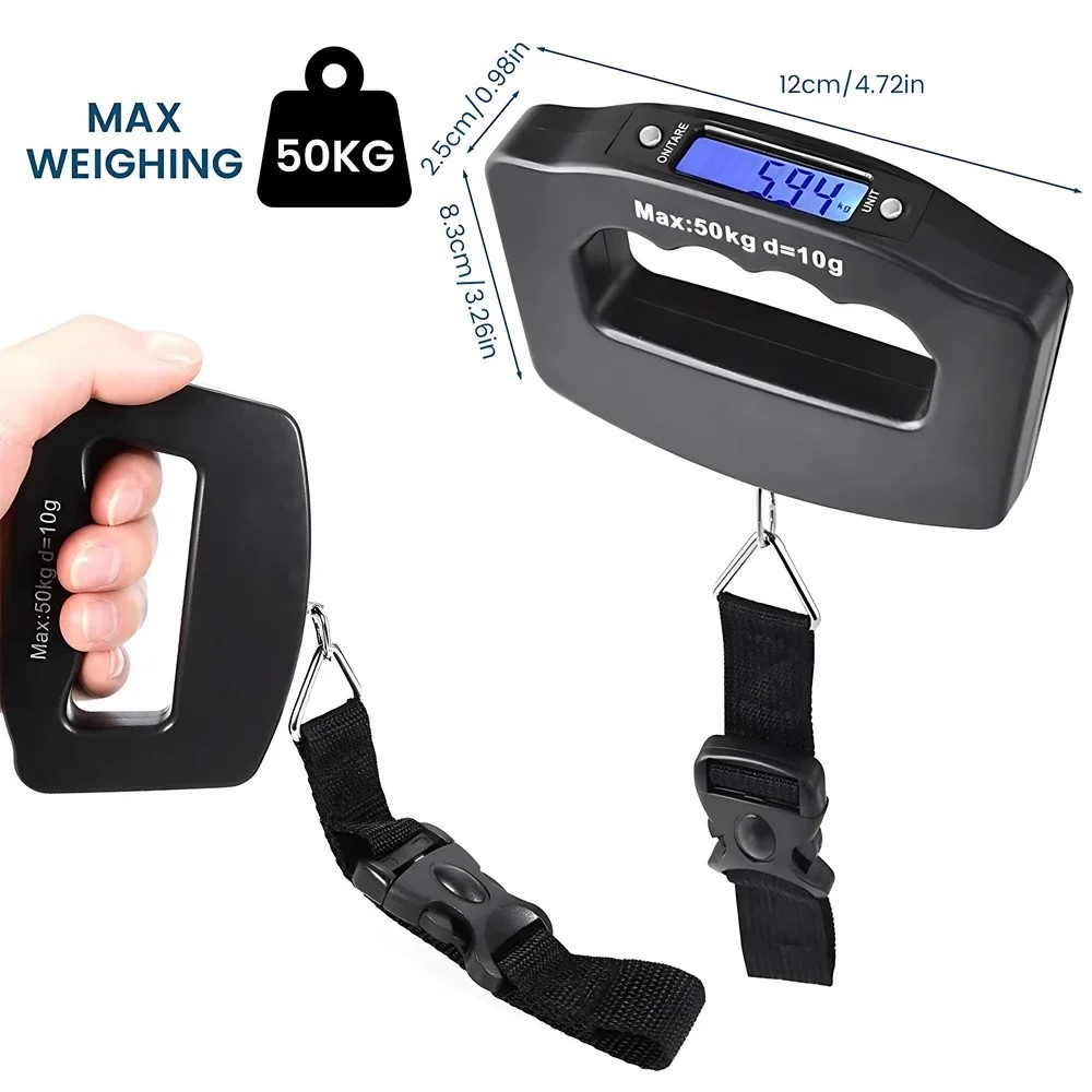 Portable Scale Digital LCD Dis - Luggage Scale Hanging incelemesi ve fiyatı