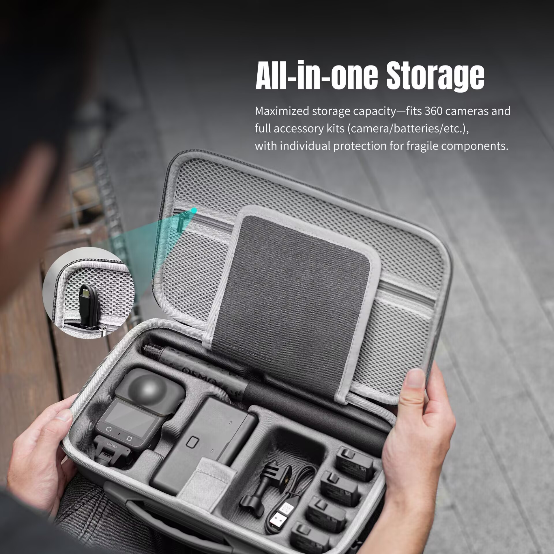 STARTRC Storage Bag for DJI OS - Travel Accessories Gadget incelemesi ve fiyatı