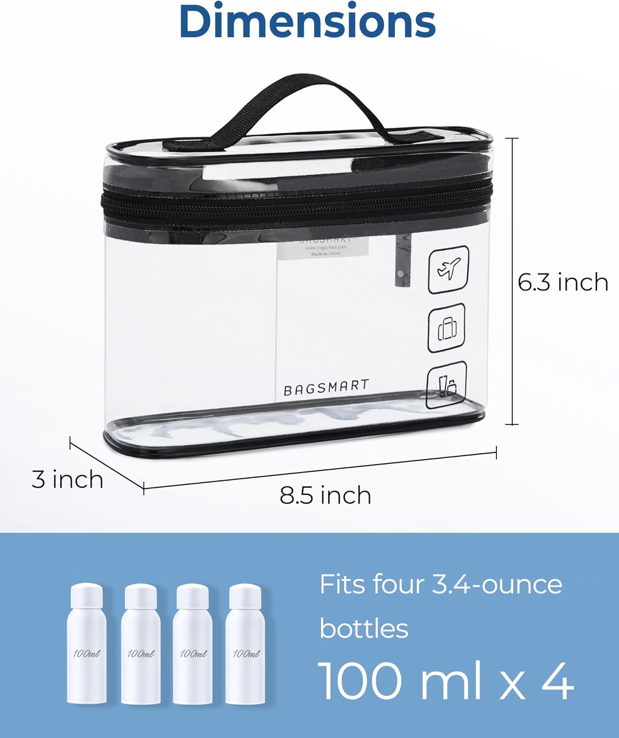 BAGSMART TSA Approved Toiletry - Toiletry Bag Tsa incelemesi ve fiyatı